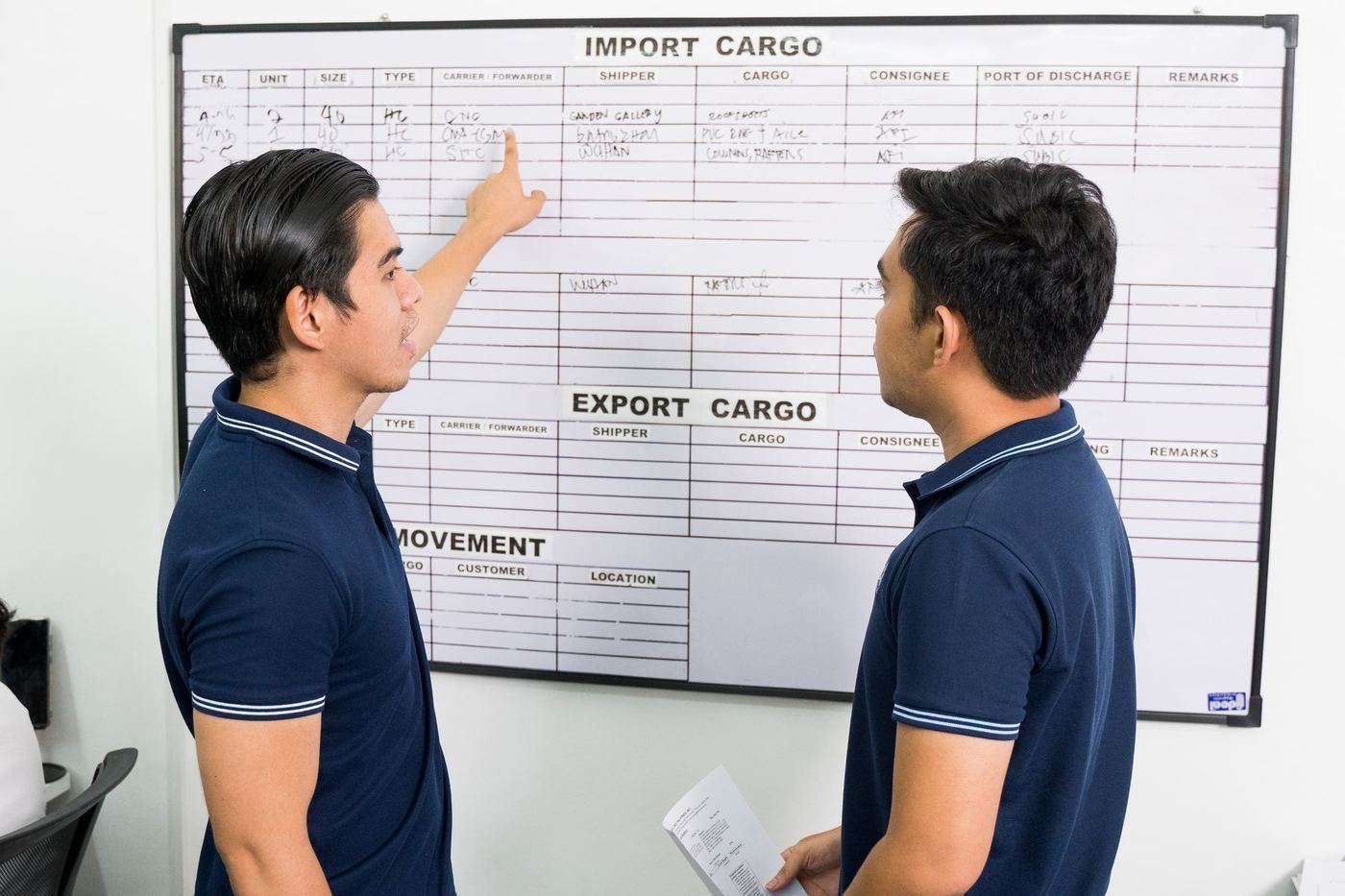 AFI engineers planning logistics
